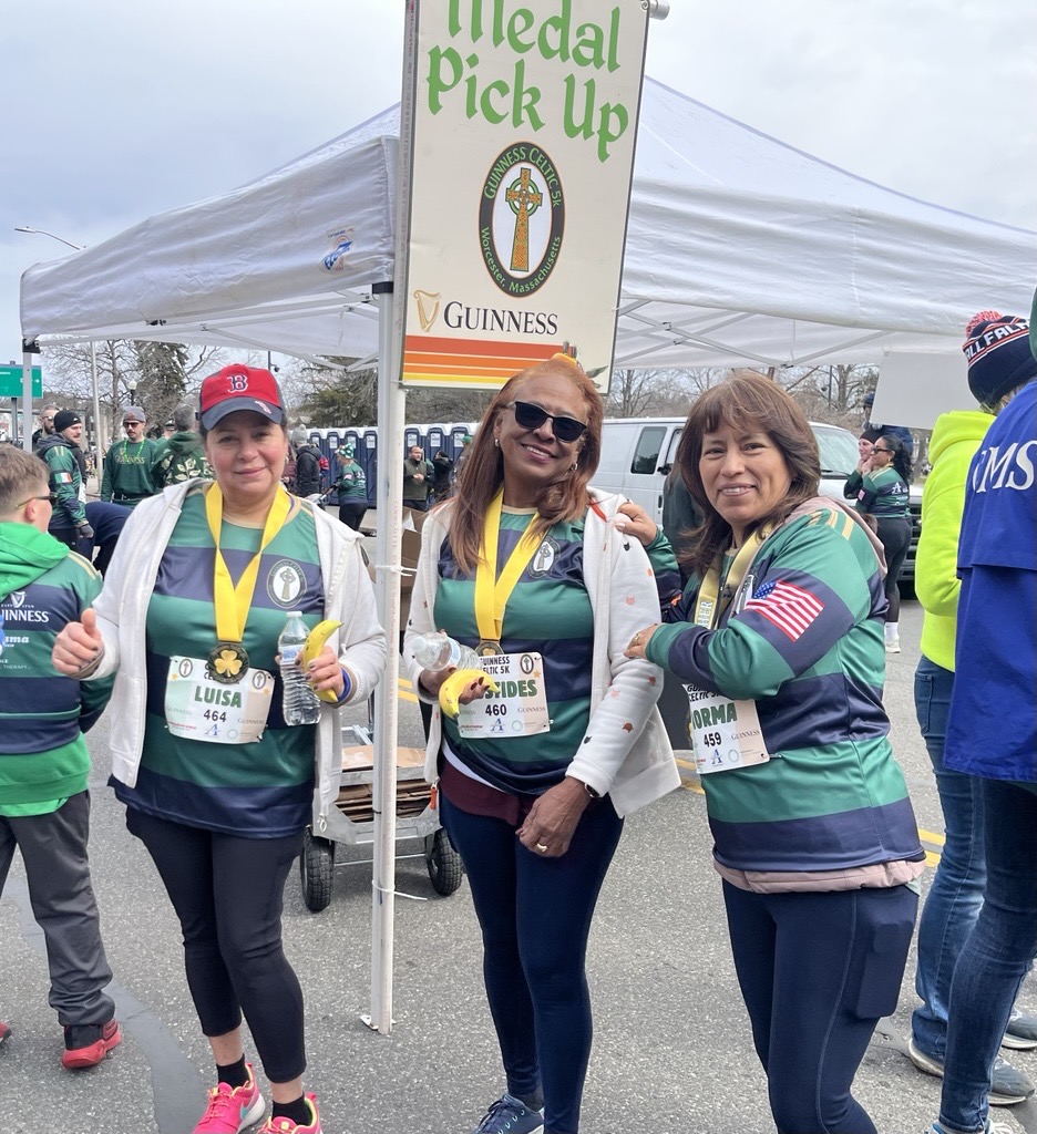 Participants at a race event